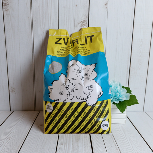 Zverlit Blu – Lettiera bentonitica agglomerante profumata fine