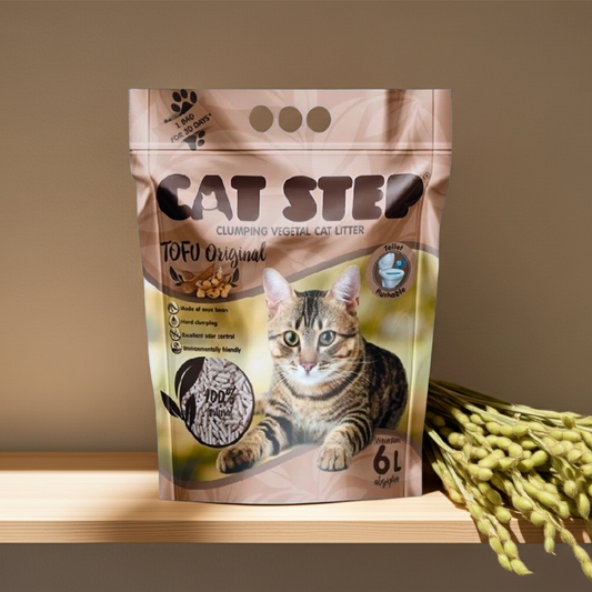 Cat Step Tofu Original – Lettiera vegetale agglomerante 100% naturale
