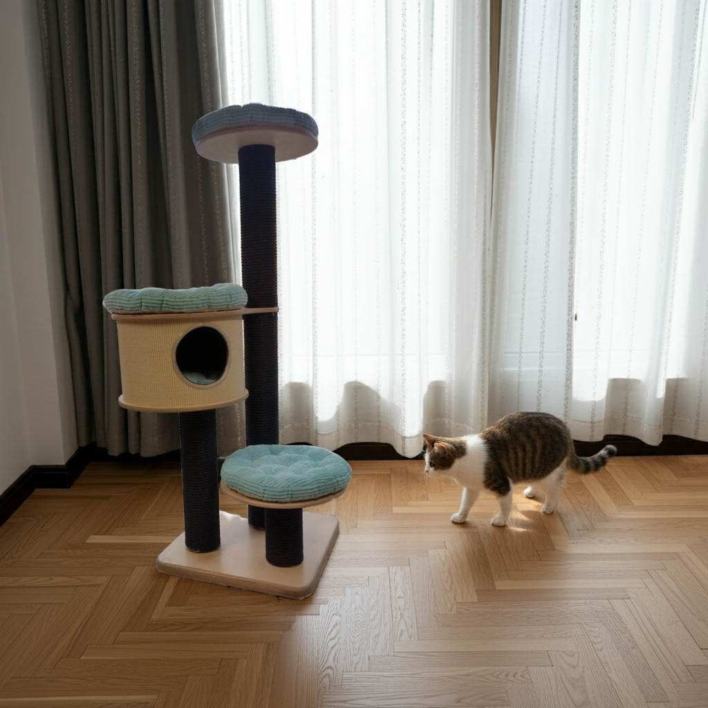 Tiragraffi in legno a tre cilindri scuri