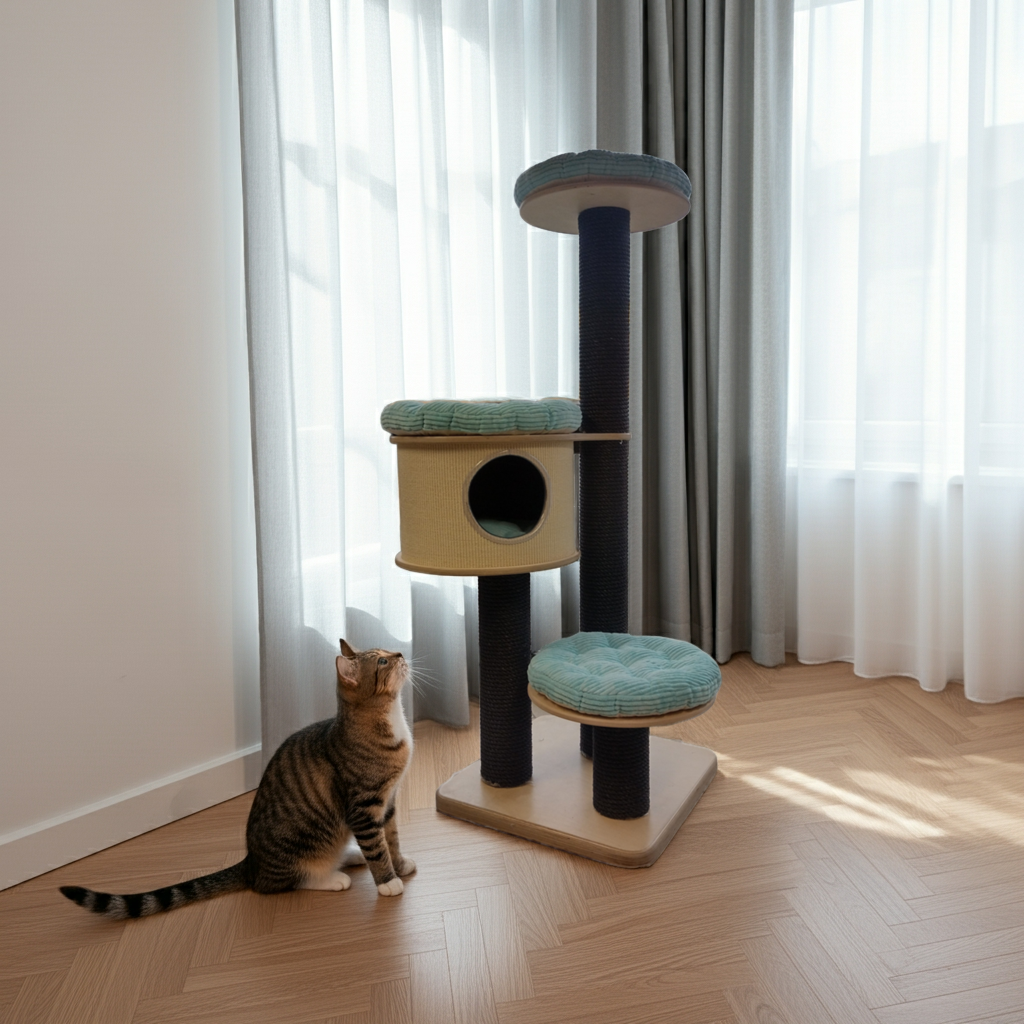 Tiragraffi in legno a tre cilindri scuri