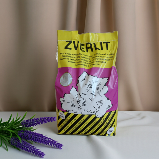 Zverlit Viola – Lettiera bentonitica ultrafine profumata